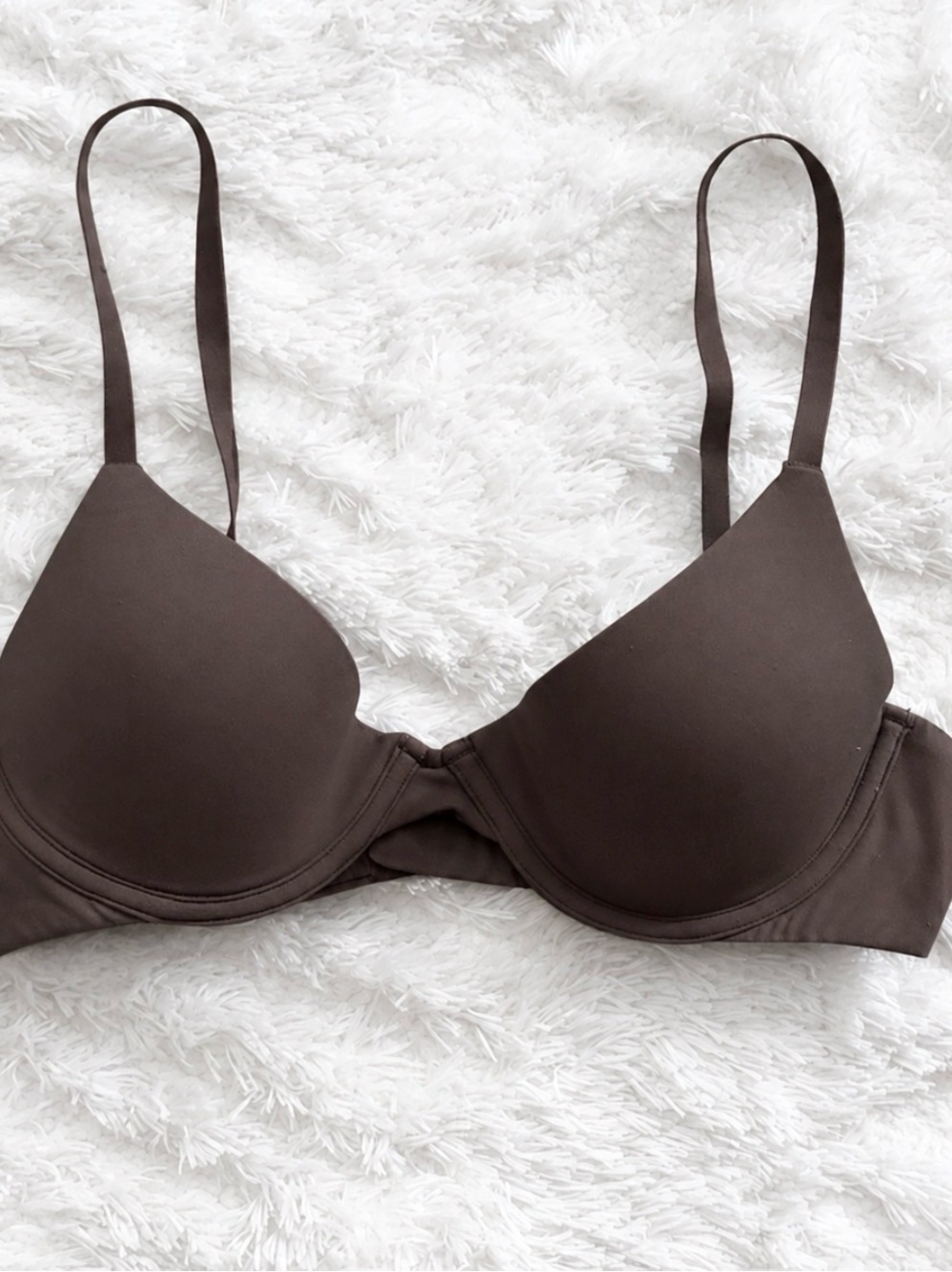 SKIMS plunge bra 34 B UMBER